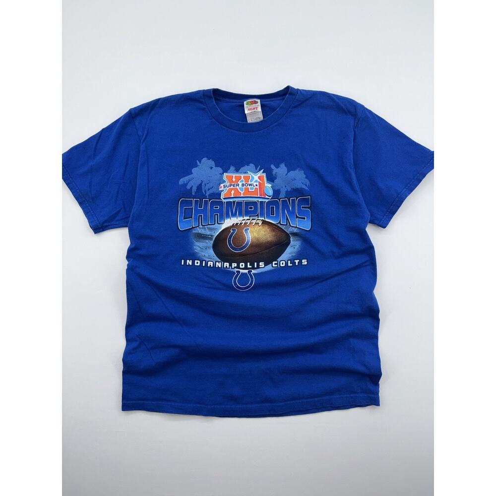 Vintage Indianapolis Colts Superbowl Champions XLI Shirt Unisex Large